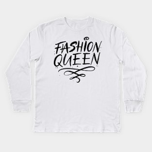 Fashion Queen Kids Long Sleeve T-Shirt